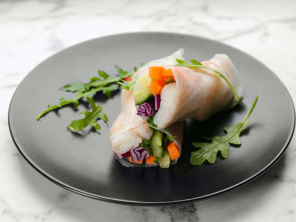 Chilean Sea Bass Summer Rolls, 2 pcs