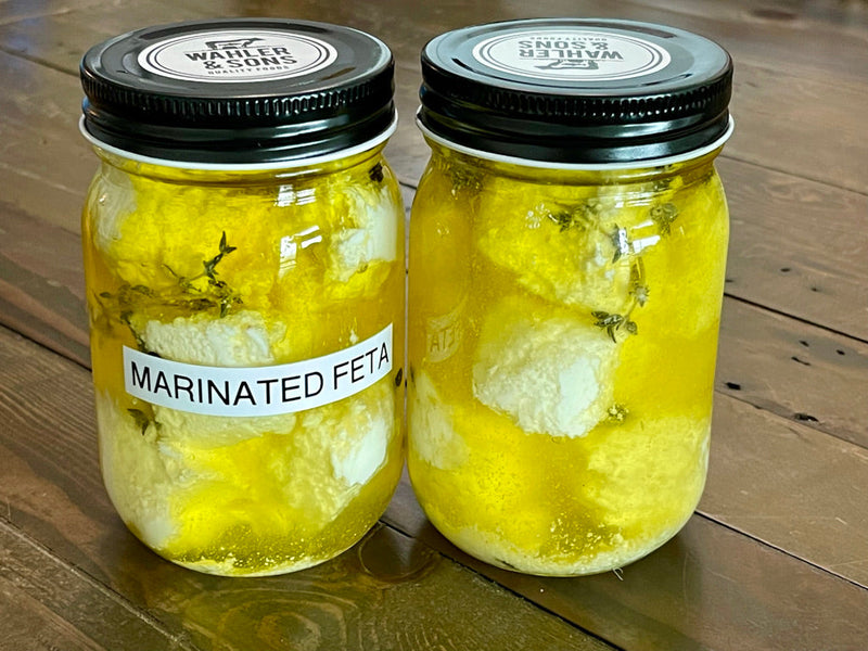 Marinated Fresh Feta - 12 oz Jar
