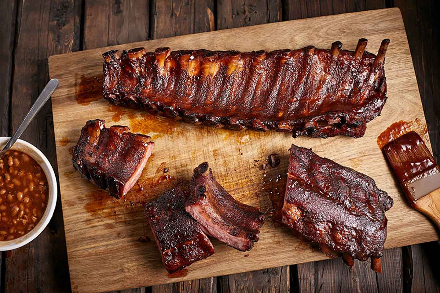 Creekstone Farm, Baby Back Ribs, 2.2 - 2.5 lbs - 1 Full Rack, All Natural