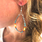 HAND-BEADED EARRINGS