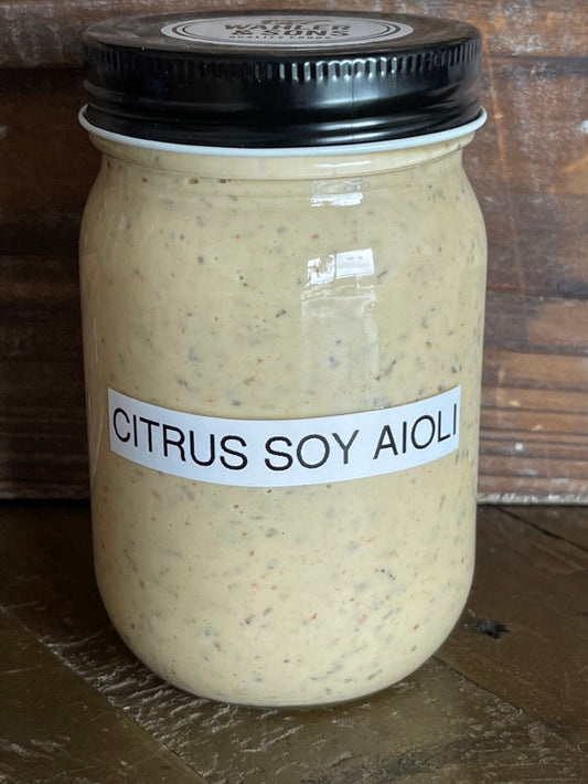 Chef Josh's Citrus Soy Aioli - 12 oz Jar
