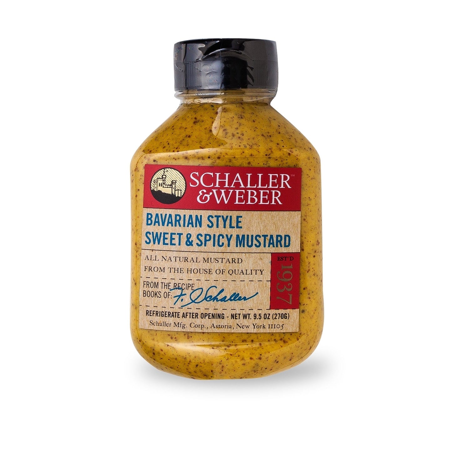 Bavarian Sweet & Spicy Mustard, 9.5oz