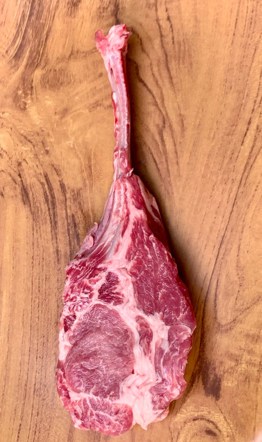 Bone-In Tomahawk Pork Chop - Approximately 14 oz