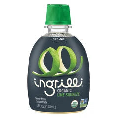 Ingrilli Organic Lime Juice,4oz Squeeze