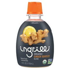 Ingrilli Organic Ginger Juice, Squeeze 4oz