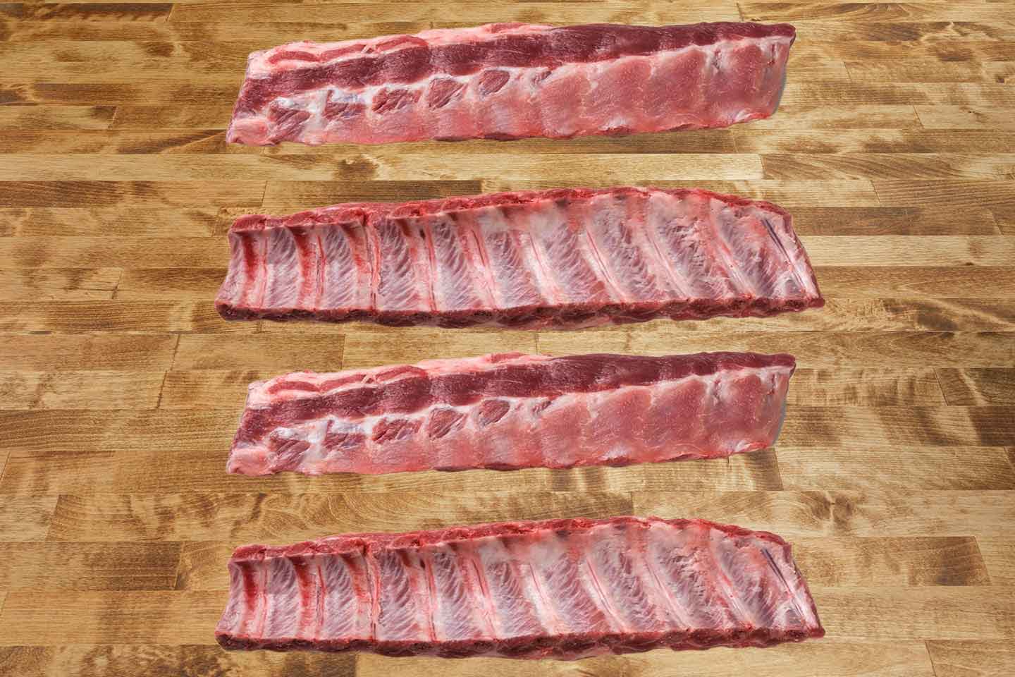 Creekstone Farm, Baby Back Ribs, 2.2 - 2.5 lbs - 1 Full Rack, All Natural