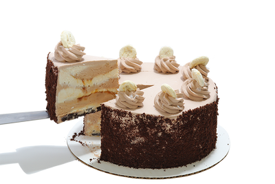 Banana Salted Chocolate Ice Cream Cake - GLUTEN FREE - Shipped Nationwide