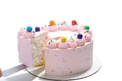 Bubble Gum Ice Cream Cake