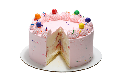 Bubble Gum Ice Cream Cake - Shipped Nationwide