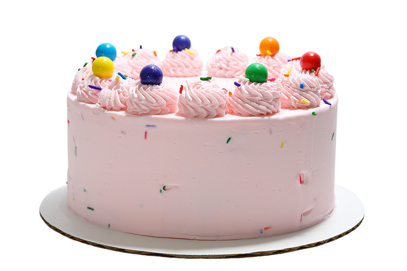 Bubble Gum Ice Cream Cake