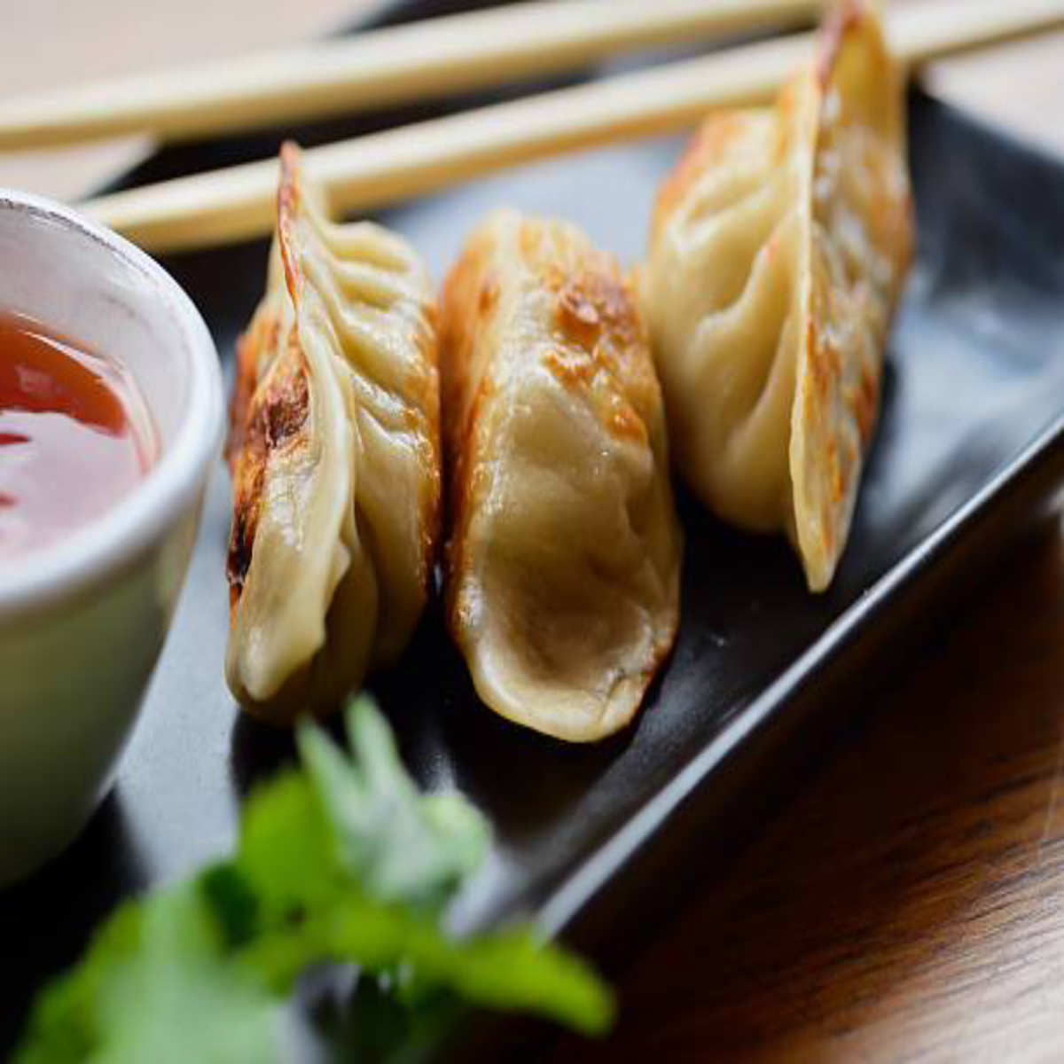 Thai Szechuan Tom Bap Shrimp Gyoza Dumplings, 1 Dozen