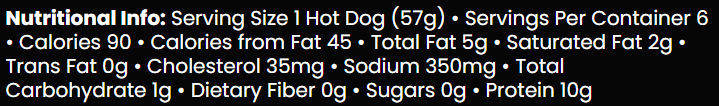 Brooklyn Hot Dog Classic Beef Hot Dogs, 13oz