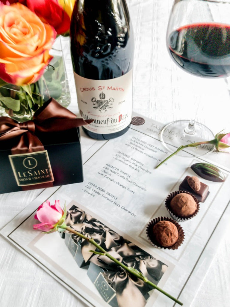 Chocolate Tasting Box for Wine Pairing