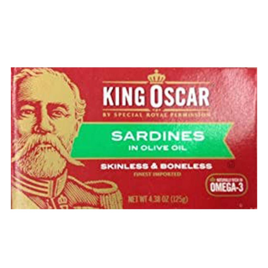 King Oscar Sardines in Olive Oil, 3.75 oz
