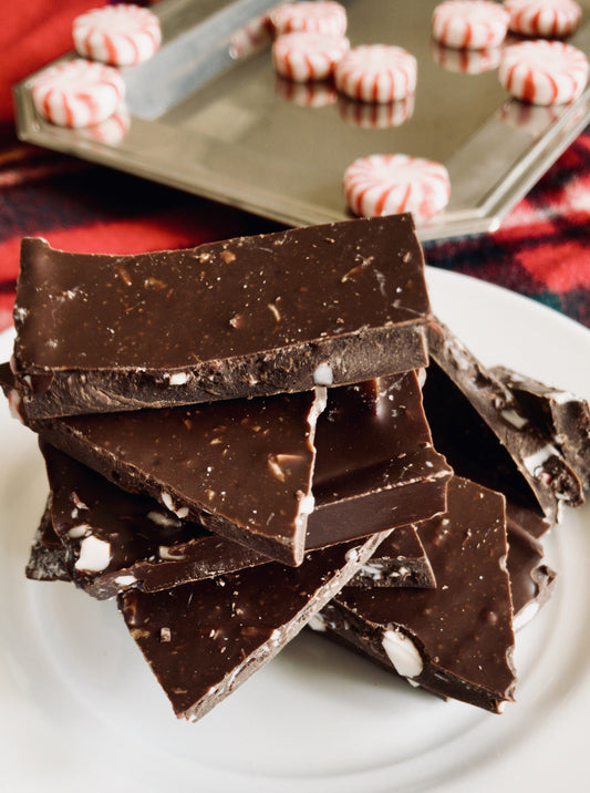 Dark Chocolate Peppermint Bark