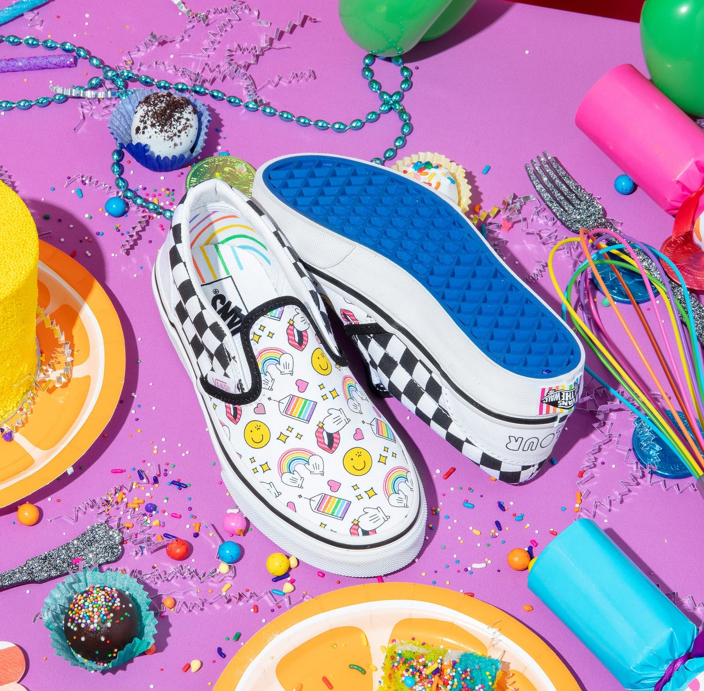 VANS X FLOUR SHOP CLASSIC SLIP-ON