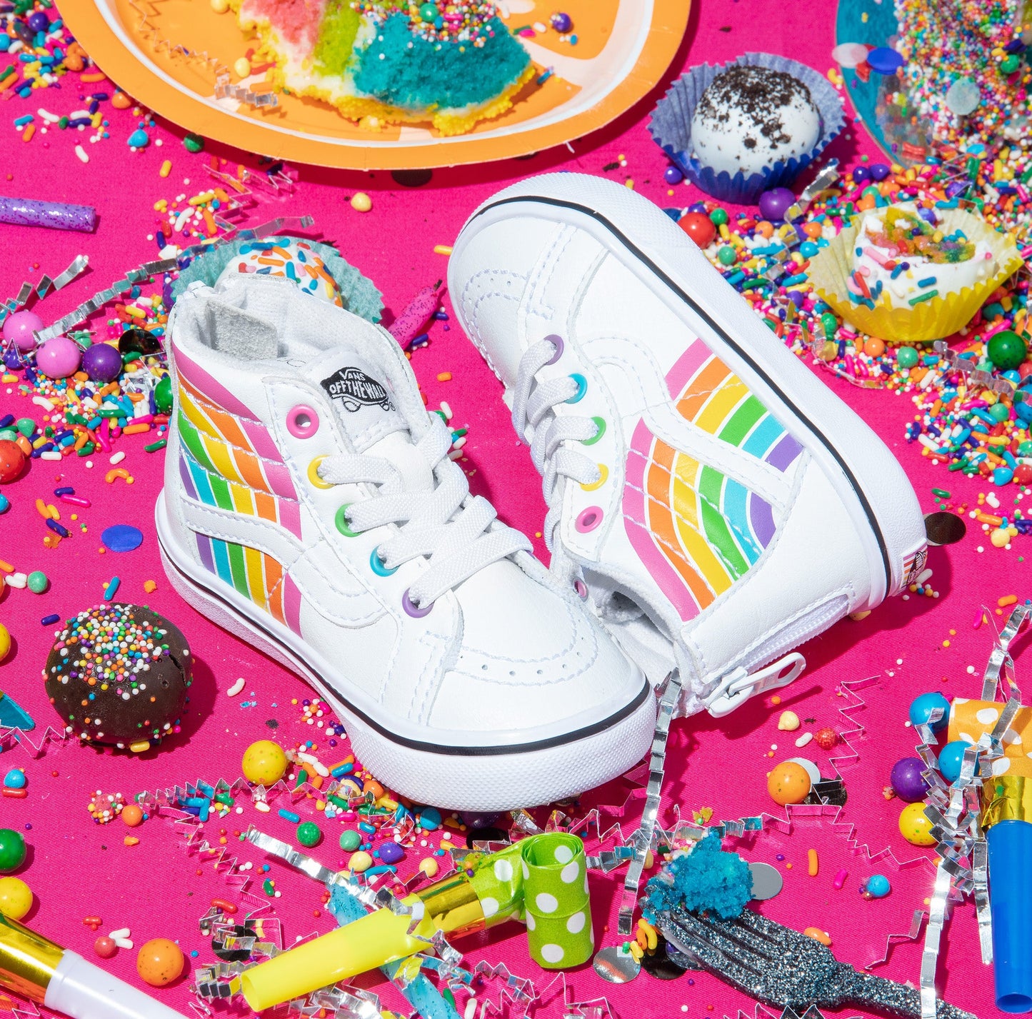 VANS X FLOUR SHOP TODDLER COMFYCUSH SK8-HI ZIP