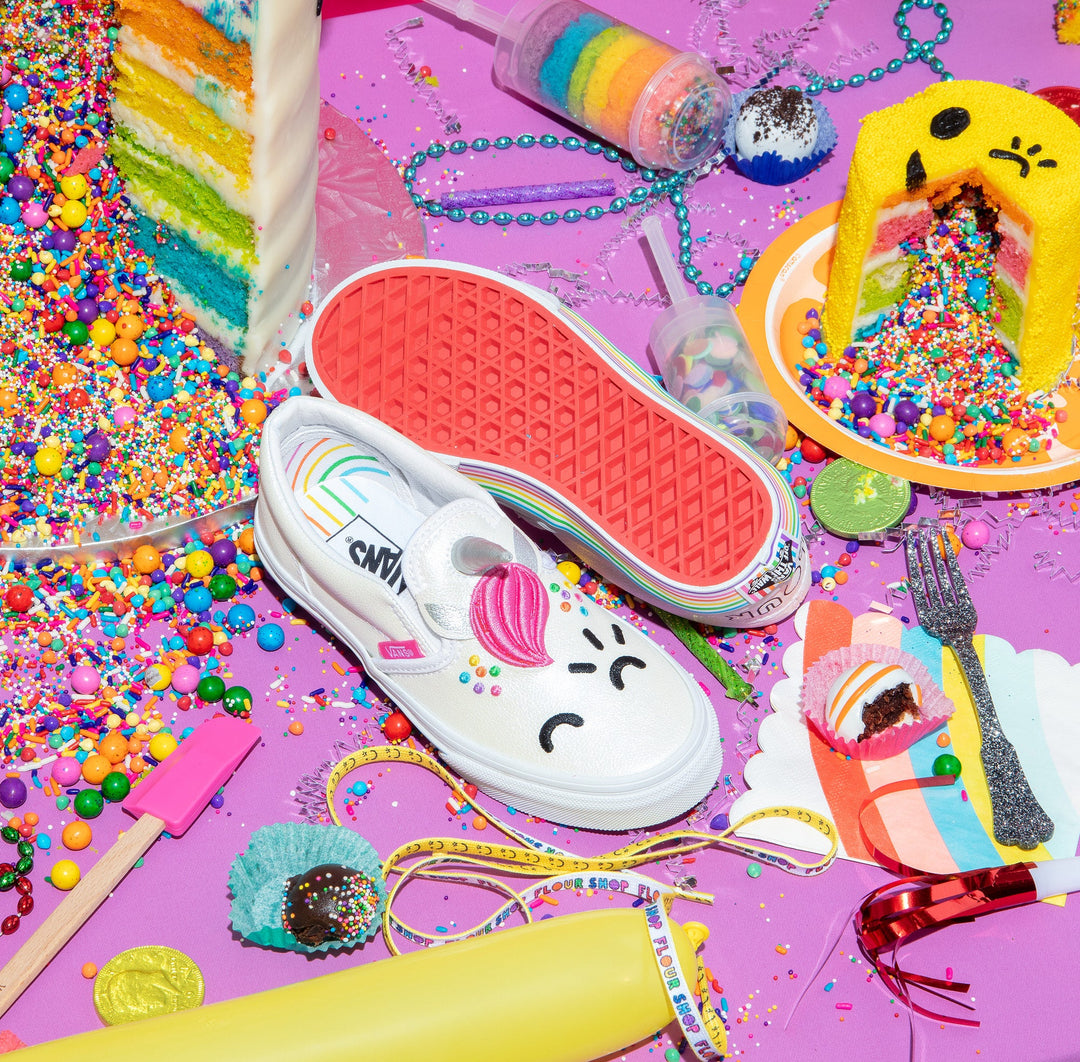 Unicorn slip on vans on sale