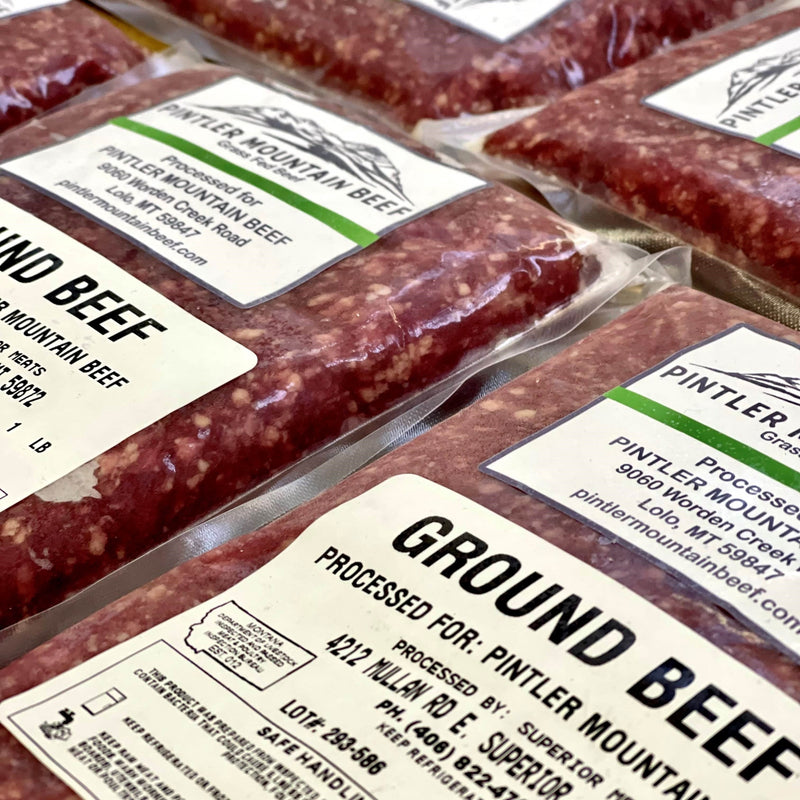 5 lbs of Grass-fed Ground Beef