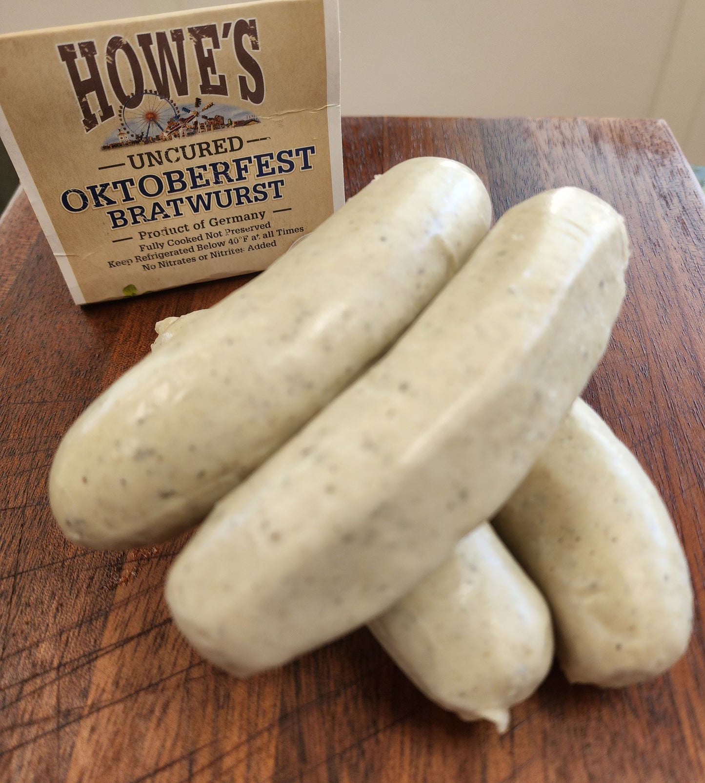 HoWe's Oktoberfest Bratwurst, 12oz