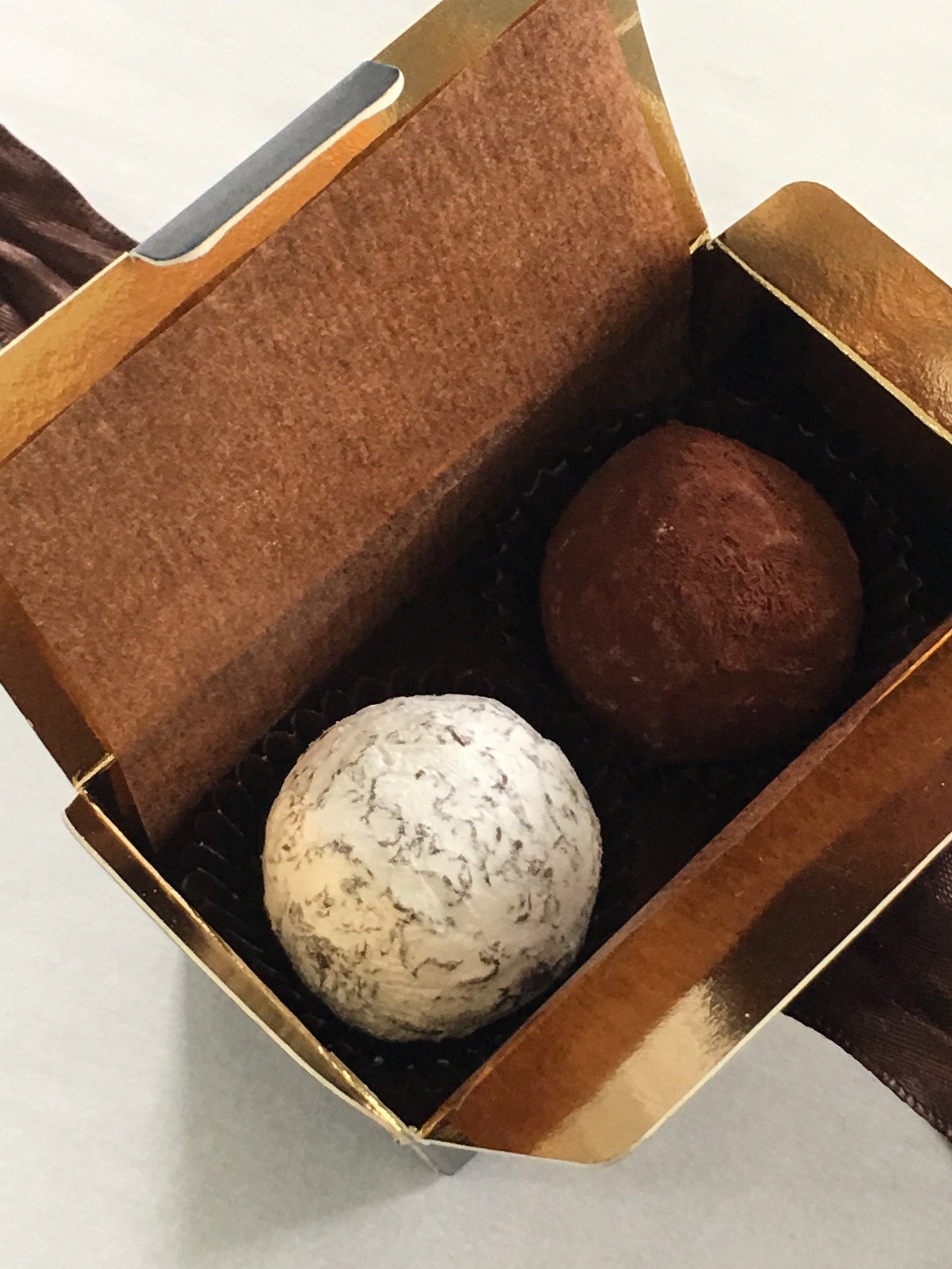 Wedding & Bridal Shower Favors: 15 Mini Ballotins with 2 Truffles Each