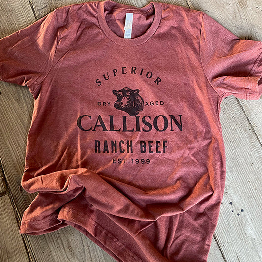 CALLISON RANCH SUPERIOR SUPER SOFT TSHIRT 6 COLOR OPTIONS