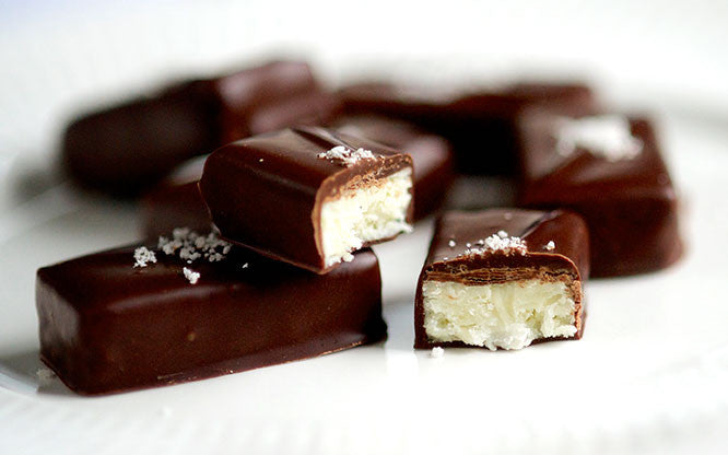 Coconut Ganache Pavés
