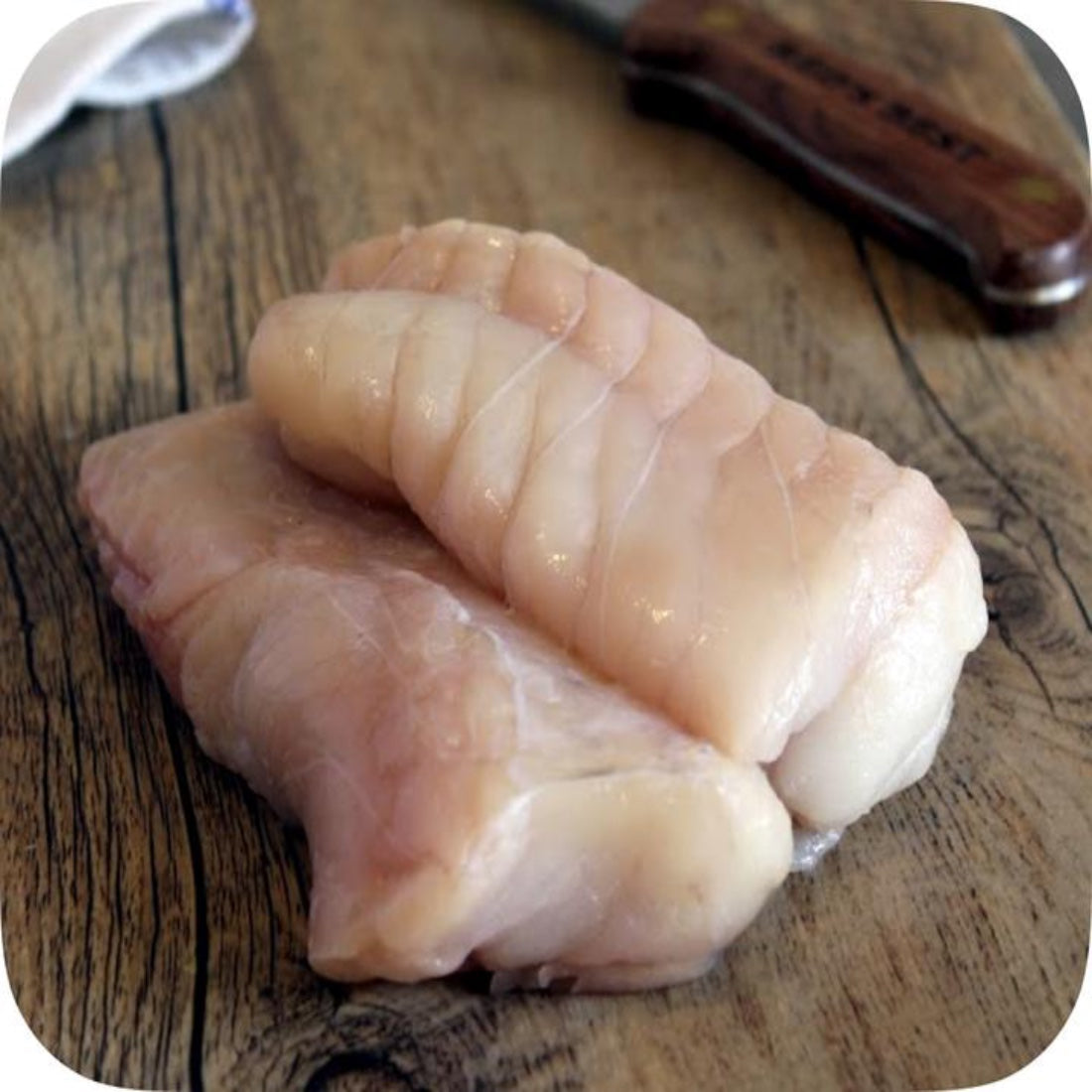 Monkfish Whole, Wild, 3-4 lb Fish