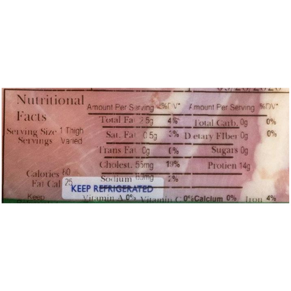 Murray's Chicken Boneless Skinless Thighs, 13-19oz