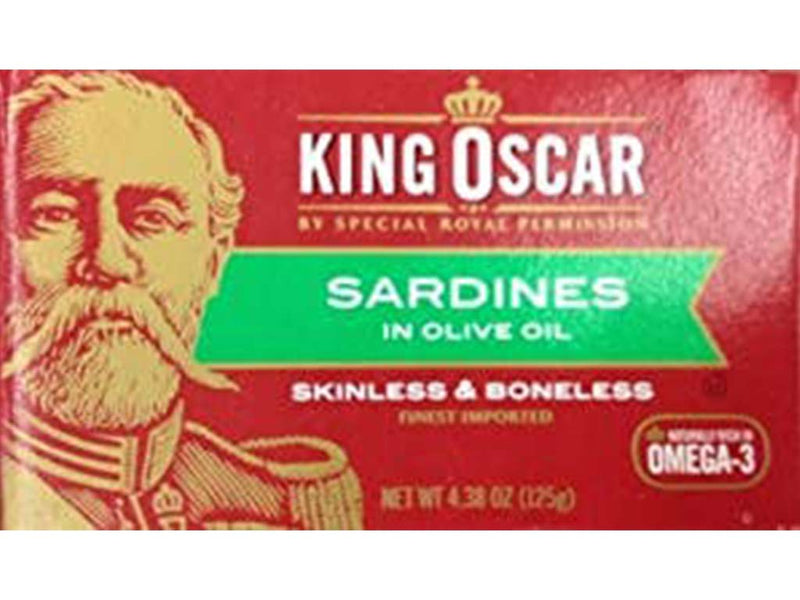 King Oscar Sardines in Olive Oil, 3.75 oz