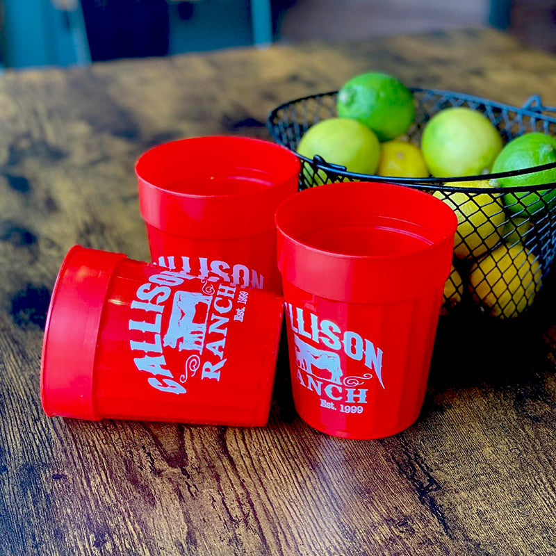 CALLISON RANCH RED CUPS