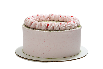 Raspberry Green Tea Jelly Ice Cream Cake - Shipped Nationwide