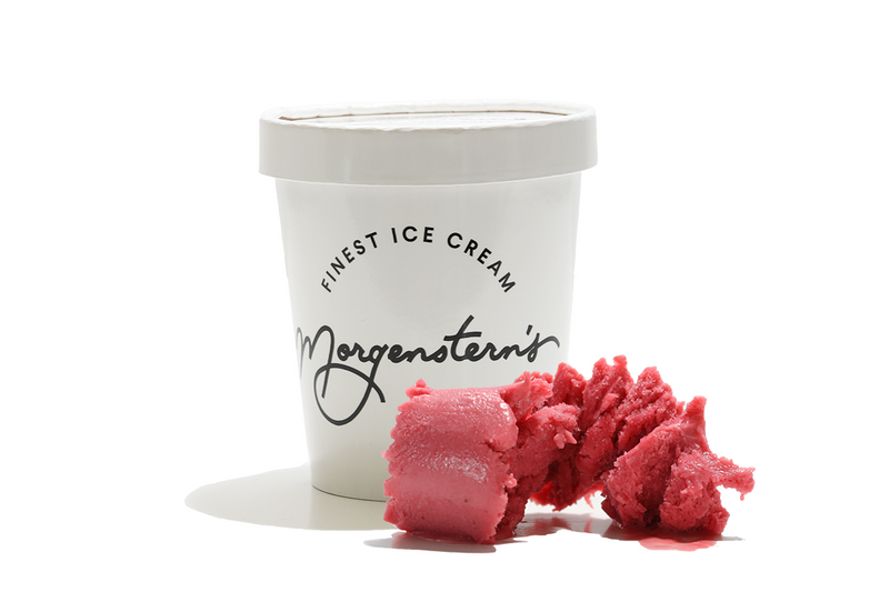 Raspberry Lemongrass Ice Cream Pint (v)