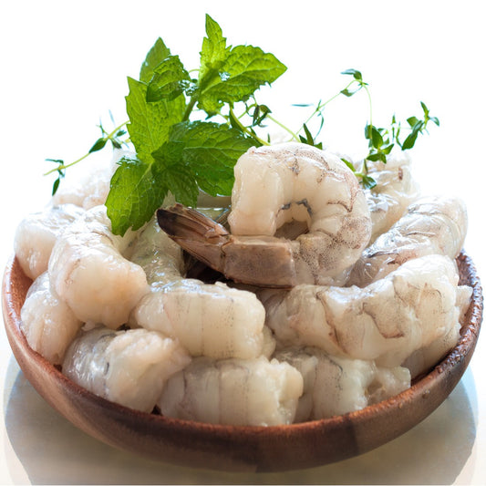 Shrimp, 8-12 Pcs, Per lb, Super Colossal, Raw, Cleaned, 2 LB BAG