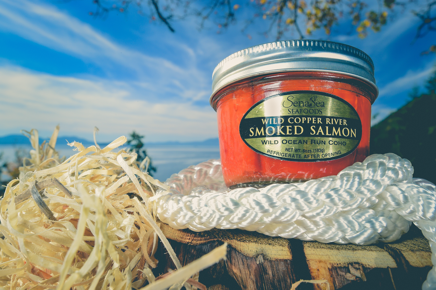 Smoked Salmon Jar, Copper River Coho