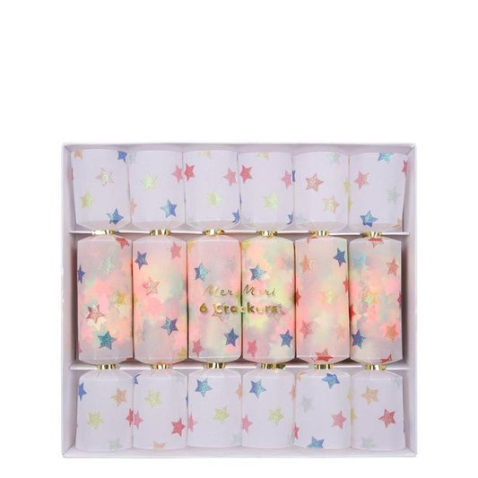 Multicolor Star Confetti Crackers