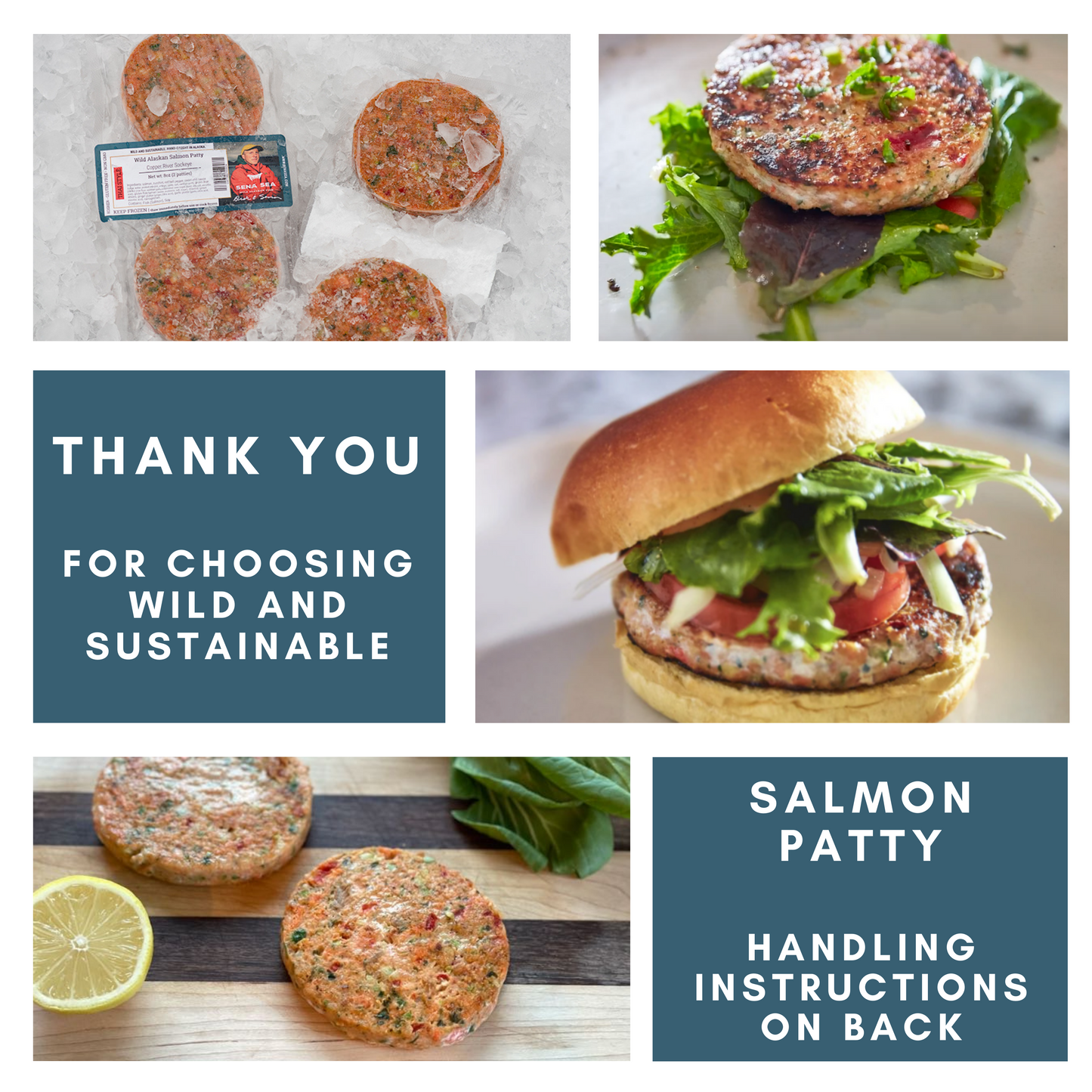 Copper River Sockeye Salmon Patties