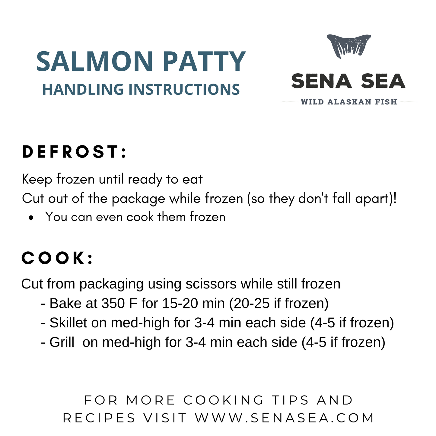 Copper River Sockeye Salmon Patties