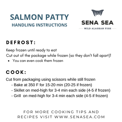 Copper River Sockeye Salmon Patties