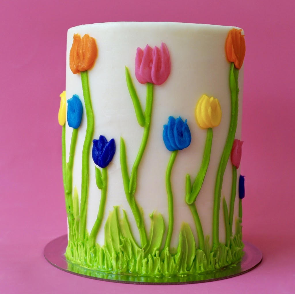 Tulip Explosion® Cake
