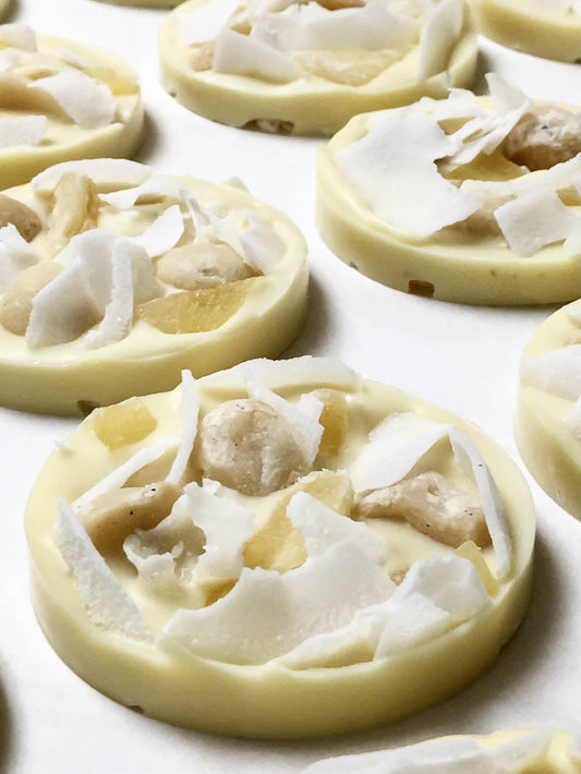 White Chocolate Hawaiian Mendiant