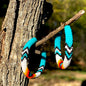 BEADED HOOP EARRINGS