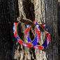 BEADED HOOP EARRINGS