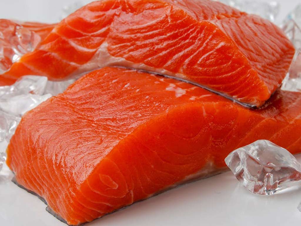 COPPER RIVER, Wild Sockeye Salmon, Whole fish, 3-4 lb Avg. Ea.  FRESH!