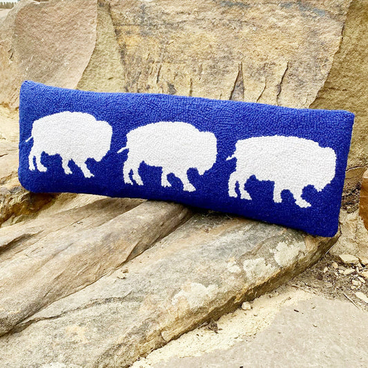 BUFFALO BLUE PILLOW