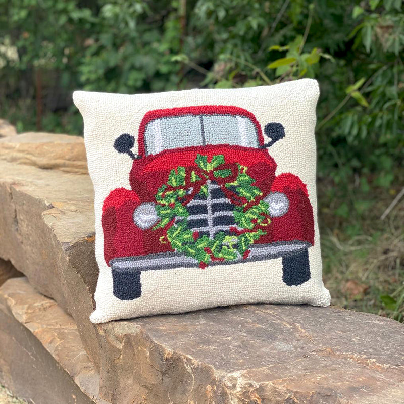 CHRISTMAS CAR PILLOW