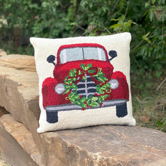 CHRISTMAS CAR PILLOW