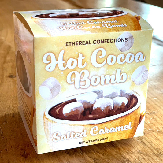 Salted Caramel Cocoa Bomb