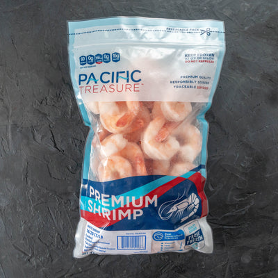 16/20 Cooked P&D Shrimp Tail-On Frozen, 2lb