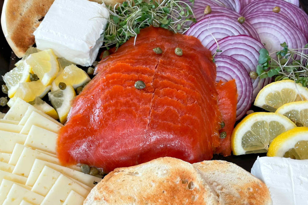 Copper River sockeye, LOX